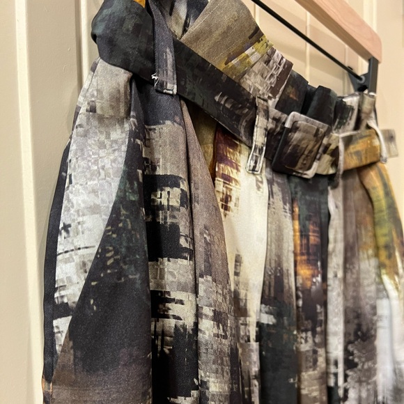 Pauw Amsterdam Belted Waist Silk Skirt - Picture 2 of 8